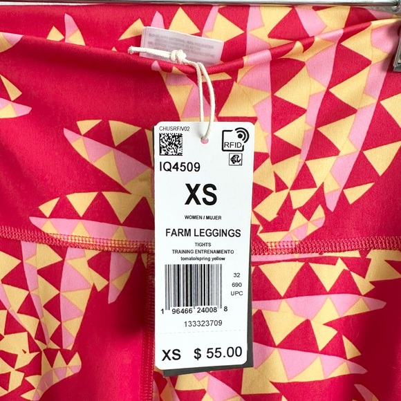NWT Farm Rio X Adidas Psychedelic Wave Leggings Size XS - Picture 8 of 11
